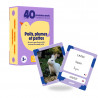Imagier Animaux - Poils, plumes et pattes - 40 Cartes Flash OBSERVE Edition