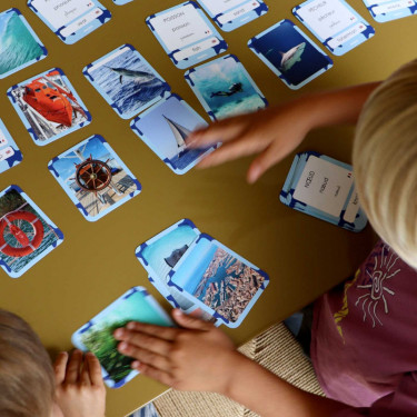 Imagier Mers & Océans - Sous l'Océan - 40 Cartes Flash OBSERVE Edition