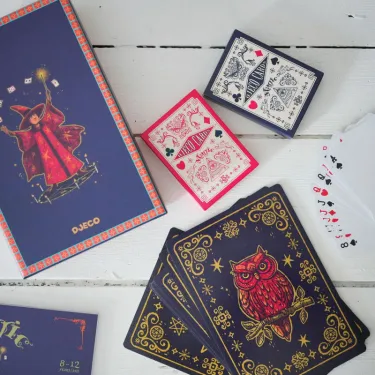 Jeux de cartes CARTUM MAGUS, coffret de cartomagie  DJECO 9961