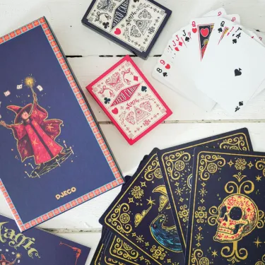 Jeux de cartes CARTUM MAGUS, coffret de cartomagie  DJECO 9961