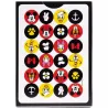 Jeu de 54 cartes à jouer Disney Classic Mickey et ses amis Bicycle