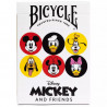 Jeu de 54 cartes à jouer Disney Classic Mickey et ses amis Bicycle