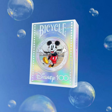 Jeu de 54 cartes à jouer Disney 100ème Anniversaire - Bicycle