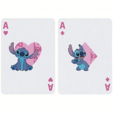 Jeu de 54 cartes à jouer Stitch Disney - Bicycle