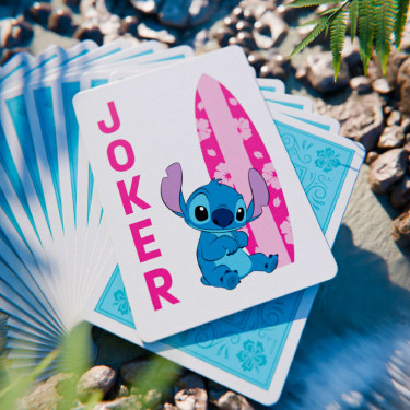Jeu de 54 cartes à jouer Stitch Disney - Bicycle
