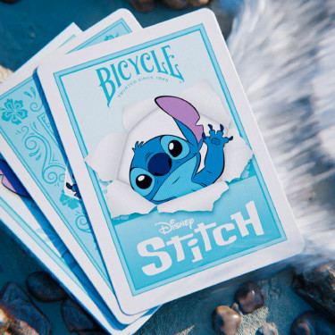 Jeu de 54 cartes à jouer Stitch Disney - Bicycle