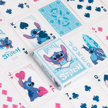 Jeu de 54 cartes à jouer Stitch Disney - Bicycle