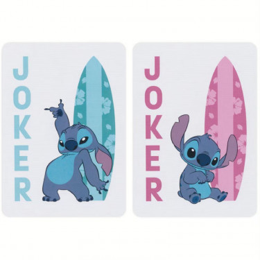 Jeu de 54 cartes à jouer Stitch Disney - Bicycle