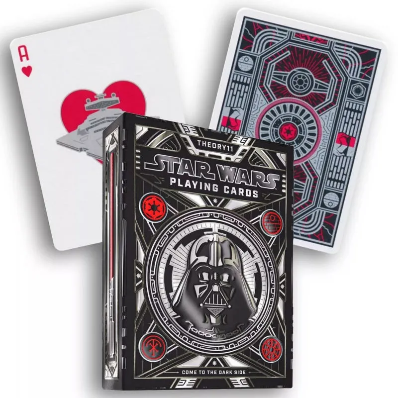 Jeu de 54 cartes à jouer Star Wars Année du Côté Obscur - Theory11