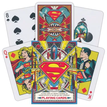 Jeu de 54 cartes à jouer Superman - Theory11