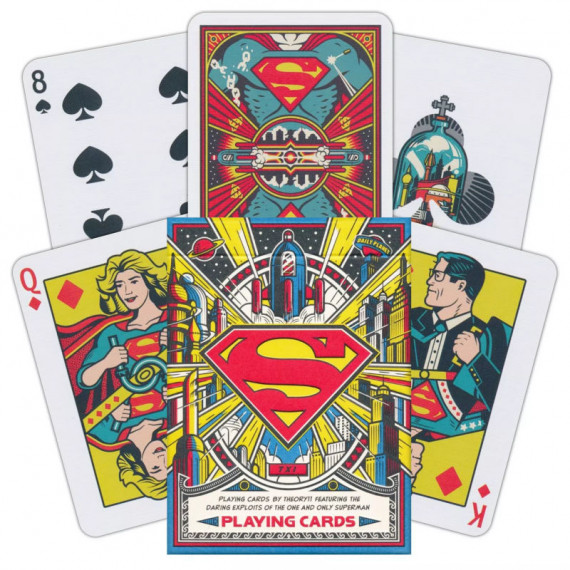Jeu de 54 cartes à jouer Superman - Theory11