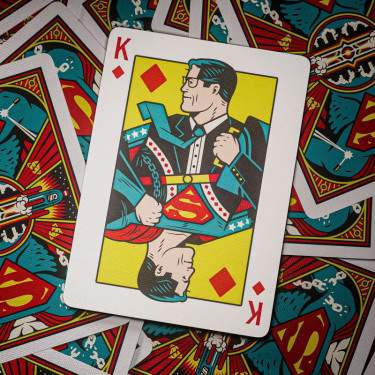 Jeu de 54 cartes à jouer Superman - Theory11