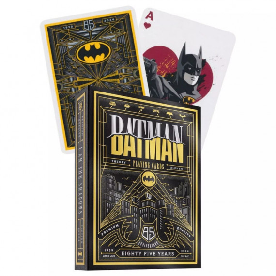 Jeu de 54 cartes à jouer Batman 85ème Anniversaire - Theory11
