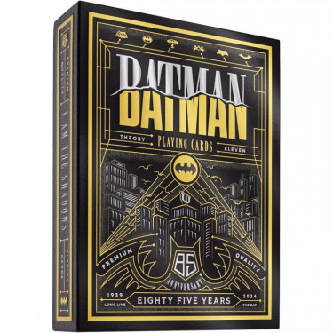 Jeu de 54 cartes à jouer Batman 85ème Anniversaire - Theory11