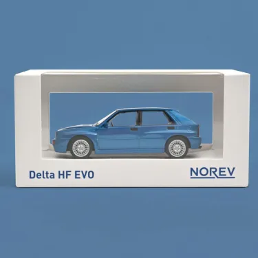 Lancia Delta intégrale HF Evo 2 1993 Bleue - NOREV 1-43ème