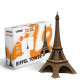 Puzzle sculpture 3D en carton - Tour Eiffel - Cartonic