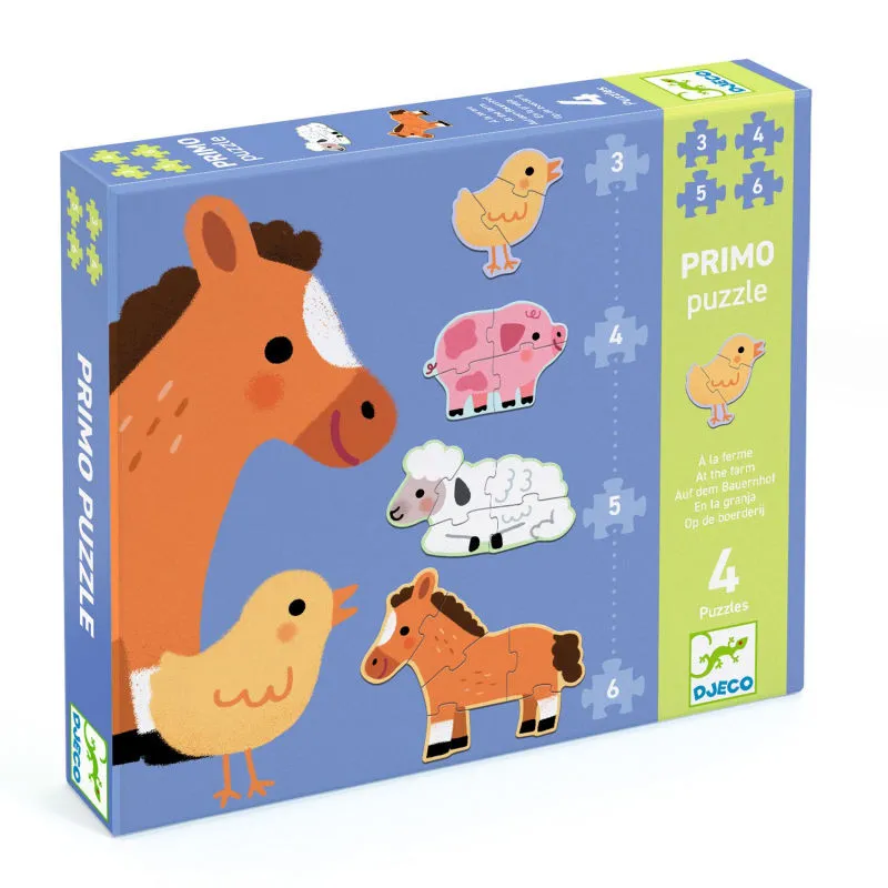 Puzzle primo A la ferme DJECO 7153