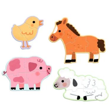Puzzle primo A la ferme DJECO 7153