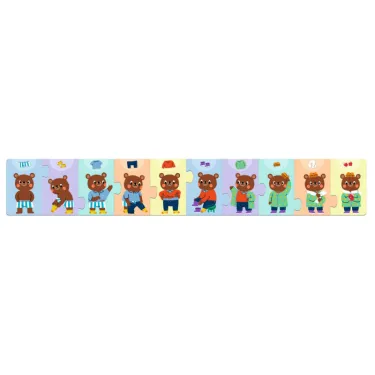 Puzzle frise 10 pièces - DJECO 8274