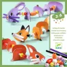 Jeu d'enfilage "Animaux mignons" DJECO 0084