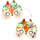 Masques mosaïques à décorer Animaux de la forêt DIY DJECO 7936
