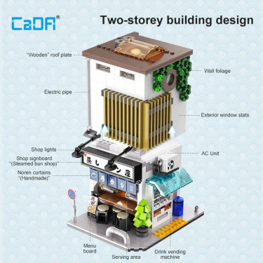 Bun shop japonais - CADA - 1180 pièces