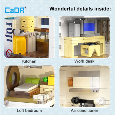 Bun shop japonais - CADA - 1180 pièces