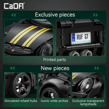 RUF GT - CADA - 1655 pièces