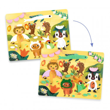 Collage de mousses "Fêtes scintillantes" DJECO 0067