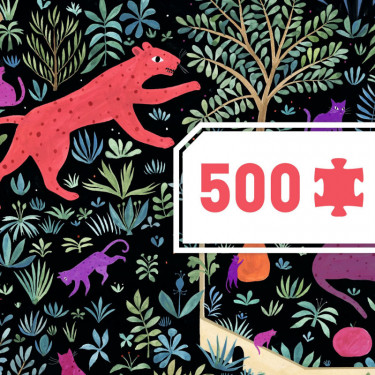 "Le royaume des chats" Puzzle gallery 500 pcs DJECO 7686