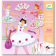 6 Pantins à colorier Tutus DJECO 9649
