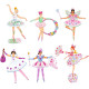 6 Pantins à colorier Tutus DJECO 9649
