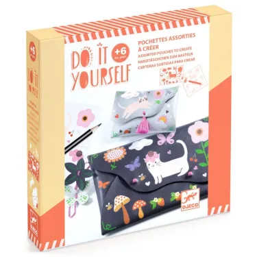 Pochettes assorties à créer "Joyeux amis" DIY DJECO 7964
