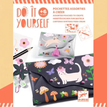 Pochettes assorties à créer "Joyeux amis" DIY DJECO 7964