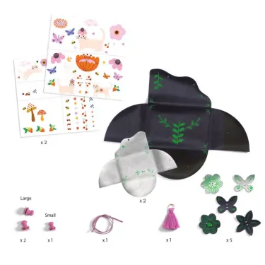 Pochettes assorties à créer "Joyeux amis" DIY DJECO 7964