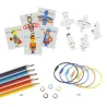 Porte-clés à fabriquer en plastique magique "Héros Pixel Art" DIY DJECO 79005