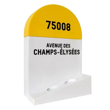 Borne kilométrique Bernard et Eddy - Champs-Elysées