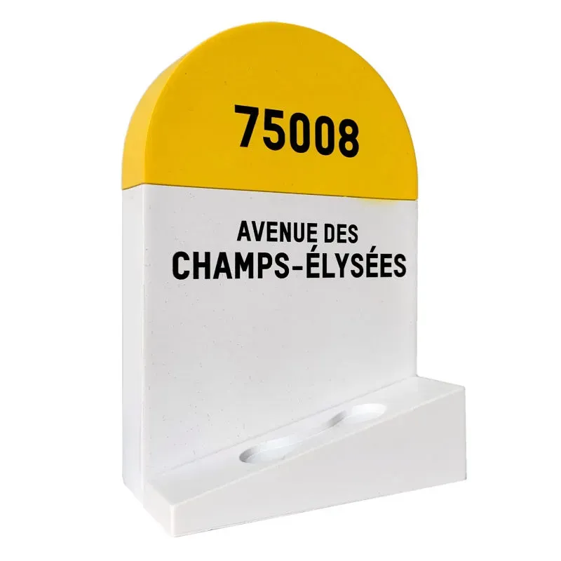 Borne kilométrique Bernard et Eddy - Champs-Elysées