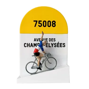 Borne kilométrique Bernard et Eddy - Champs-Elysées