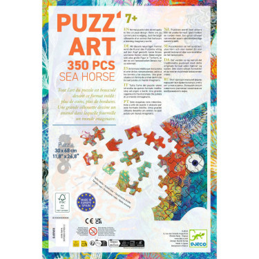 Puzzle Puzz'Art Hippocampe 350 pcs DJECO 7653
