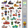 Stickers Le monde des Crazy Motors Djeco 9287