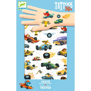 Tatouages 'Bolides' DJECO 9916