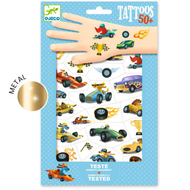 Tatouages 'Bolides' DJECO 9916
