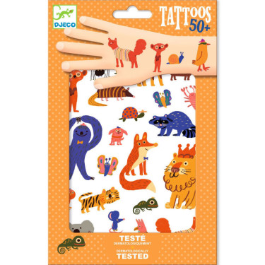Tatouages 'Funny Animals' DJECO 9917