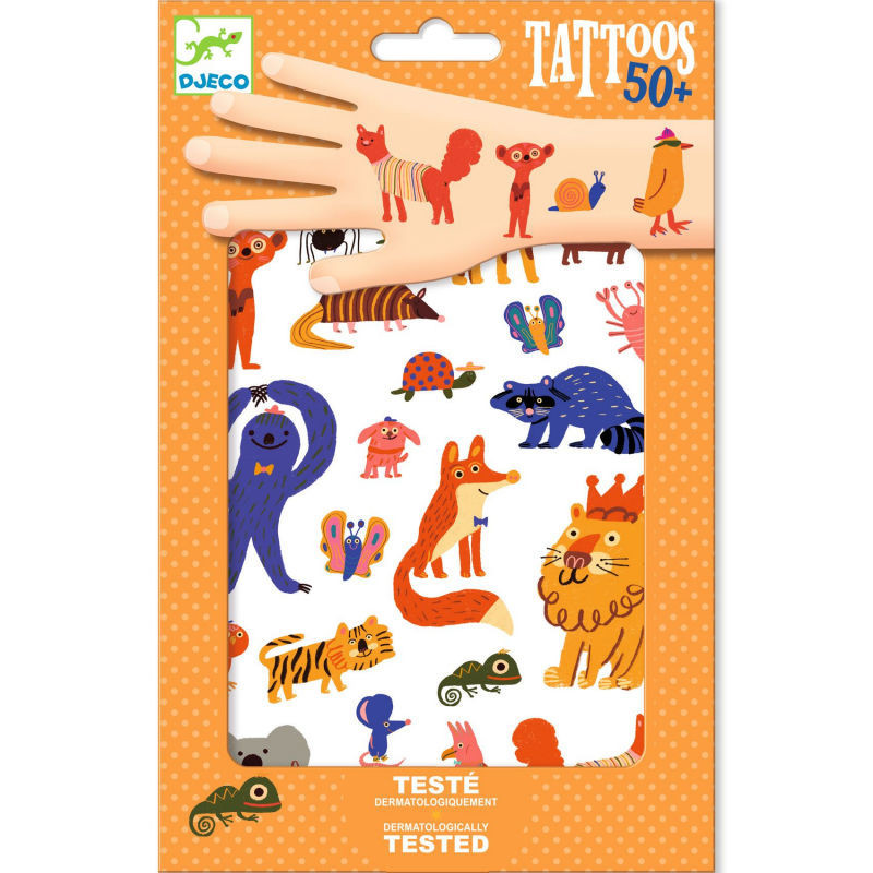 Tatouages 'Funny Animals' DJECO 9917