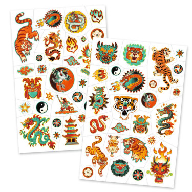 Tatouages 'Esprit Martial' DJECO 9915