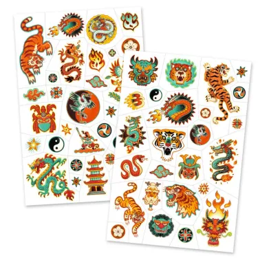 Tatouages 'Esprit Martial' DJECO 9915