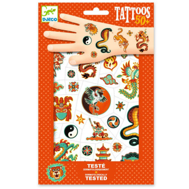 Tatouages 'Esprit Martial' DJECO 9915