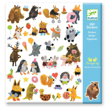 Stickers 'Fluffy Friends' Djeco 9317