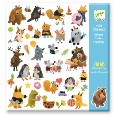 Stickers 'Fluffy Friends' Djeco 9317